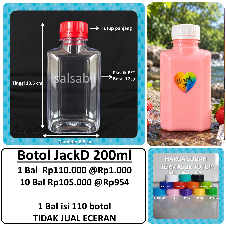 Botol JackD 200ml
