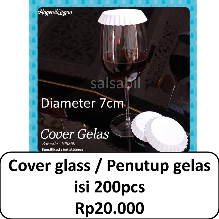 Cover glass/ penutup gelas