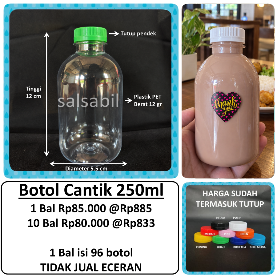 Botol cantik 250ml